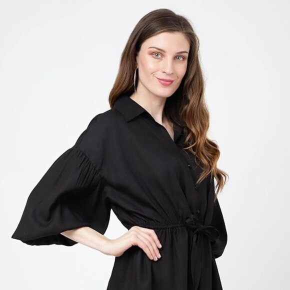 NWT Ms Lavish London Tie Waist Romper - Picture 3 of 5